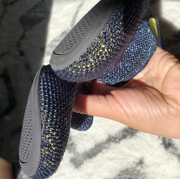 ***SOLD***Rothy's Navy Metallic and Neon Loafer - Picture 7 of 7